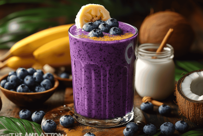 Bali-Style Blueberry Pancake Smoothie: A Tropical Treat for Kids in Bali