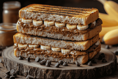 Bali-Style Chocolate Chip PB Banana Sandwiches: A Fun Tropical Treat