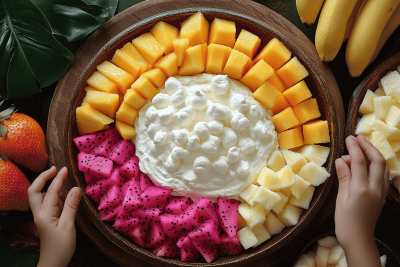 Bali-Style Marshmallow Fruit Dip: A Tropical Treat for Kids in Bali