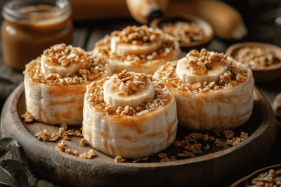 Bali-Style Peanut Butter Granola Pinwheels: A Fun Snack for Kids in Bali