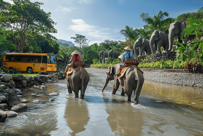 Bali Zoo Elephant Expedition: Ride, Splash & Family Fun in Bali