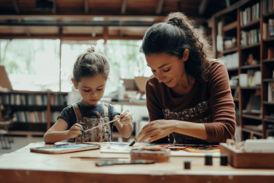 Family Fun in Ubud: Pondok Pekak Library with Kids and a Nanny