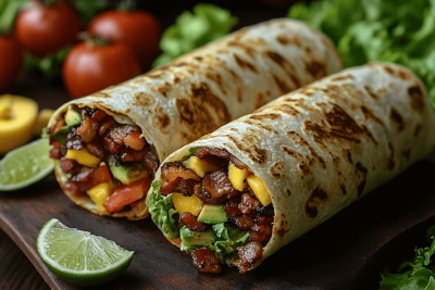 Bali-Style Bacon, Lettuce, and Tomato Wraps: A Fun Kids’ Recipe