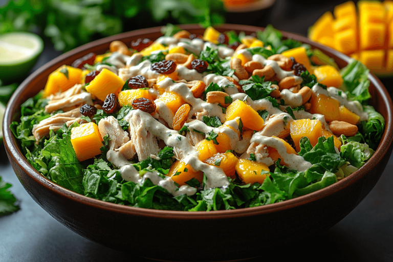 Bali-Style Chicken Salad: A Tropical and Healthy Lunch for Kids in Bali