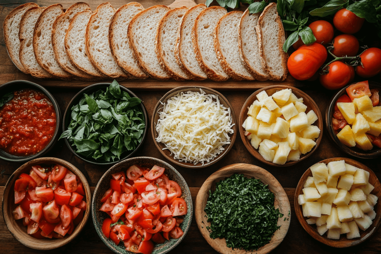 Bali-Style Pizza Sandwiches: A Quick and Tasty Treat for Kids- Ingredients