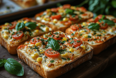 Bali-Style Garlic Toast Pizzas: A Quick and Tasty Treat for Kids