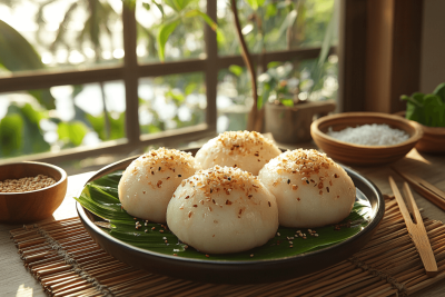 Easy Sweet Potato Steamed Buns Recipe for Families Visiting Bali