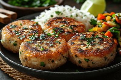 Quick Japanese Hamburg Steak Recipe with Homemade Ponzu Sauce in Bali