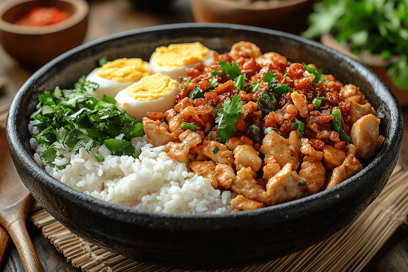 Resep Mangkuk Ayam dan Telur Warna-Warni untuk Keluarga di Bali