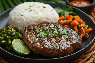 Easy Japanese-Style Hamburg Steak Recipe for Families in Bali