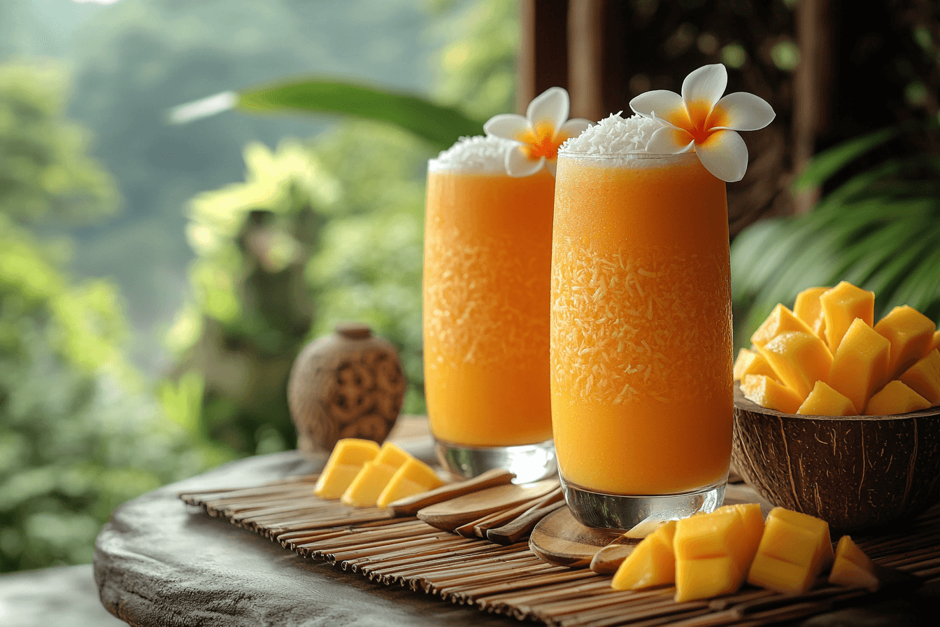 Smoothie Mangga & Kelapa: Minuman Segar Khas Bali