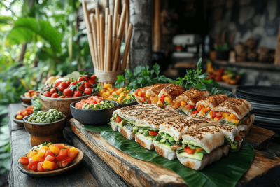 Bali-Style Tomato Avocado Sandwich: A Healthy Snack for Kids