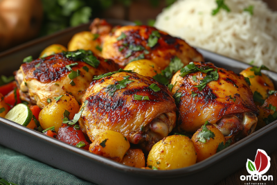 One-Tray Roast Chicken: A Simple Family Meal for Moms in Bali