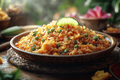 Quick and Delicious Eggy Fried Rice Recipe for Kids in Bali