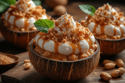 Crunchy Peanut Banoffee Sundae Recipe Kids Will Love in Bali