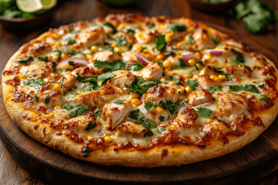 Smoking Chilli Chicken & Sweetcorn Pizza Recipe Kids Love in Bali