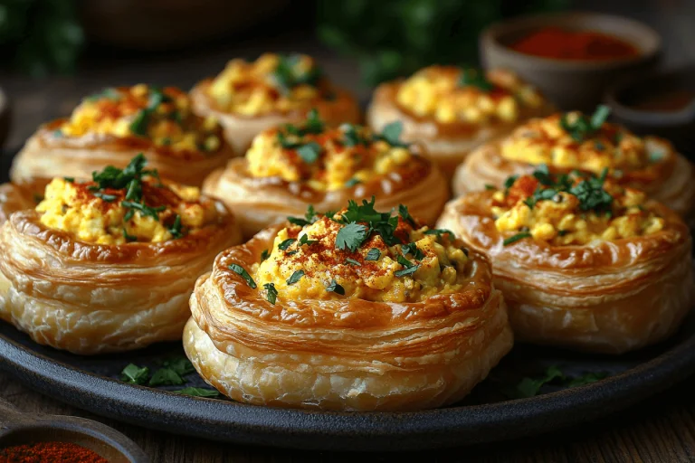 Delicious Spiced Egg & Coriander Vol-au-Vents in Bali