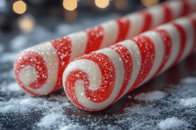 Festive Peppermint Candy Canes: A Bali-Inspired Family Treat