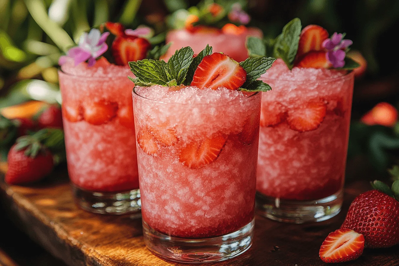 Refreshing Strawberry & Mint Granita Recipe for Kids in Bali | Steps To Prepare-3