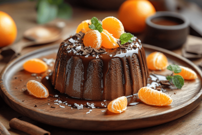 Family-Friendly Chocolate & Clementine Pudding Recipe in Bali