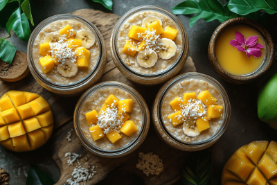 Overnight Oats Recipe for Kids Visiting Bali, Indonesia