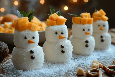 Jolly Marshmallow Snowmen: Fun DIY Treats for Kids in Bali