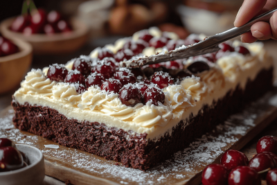 Easy Black Forest Brownies Perfect for Kids and Families in Bali 