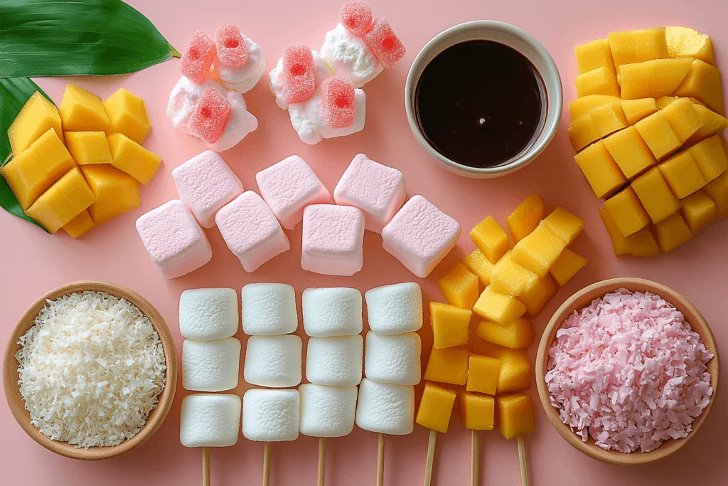 Jolly Marshmallow Snowmen: Fun DIY Treats for Kids in Bali | Ingredients