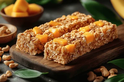 Healthy Bali-Inspired Oat Slice Snack for Kids, Indonesia