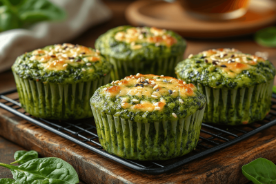 Kid-Friendly Spinach Muffins to Bake in Bali, Indonesia