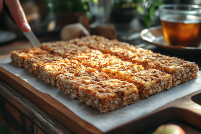 Healthy Apple Pie Oat Bars Recipe for Kids in Bali, Indonesia