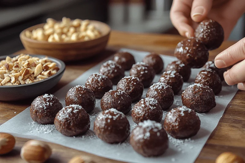Step 4: Shape the Bliss Balls