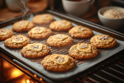 Tasty Banana Oatmeal Cookies for Kids in Bali, Indonesia