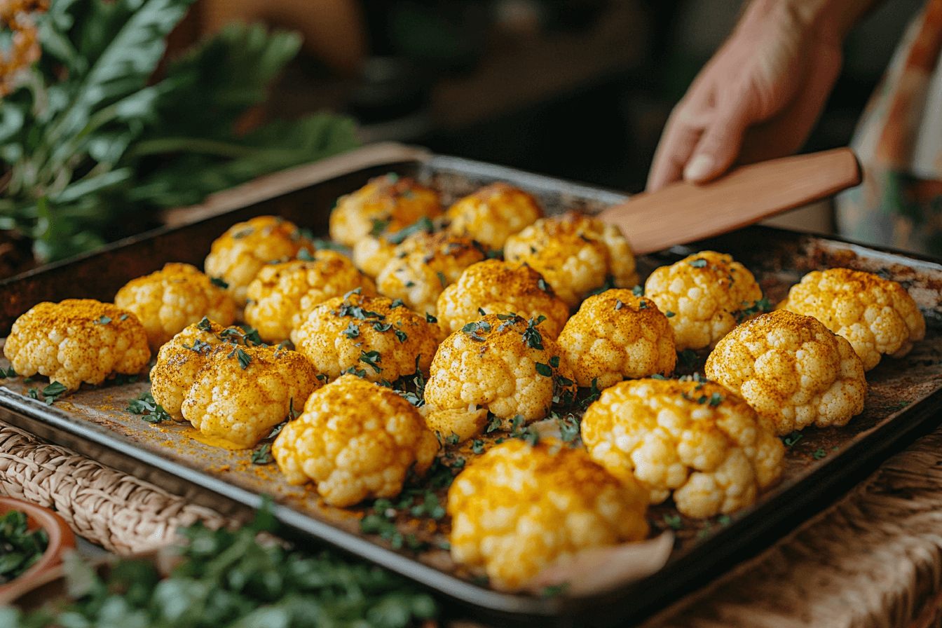 Step 3: Arrange and Roast the Cauliflower