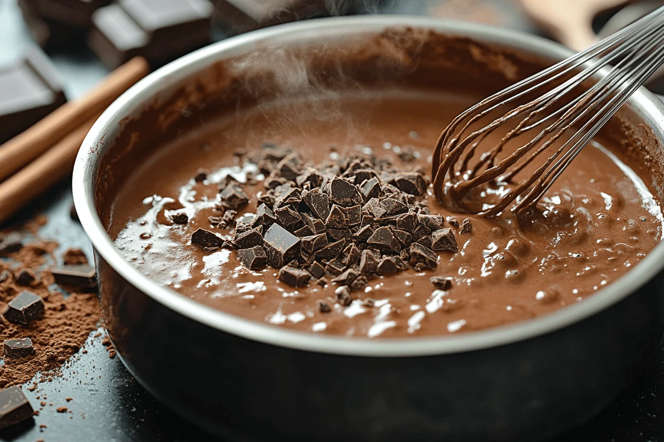 Step 2: Add Cocoa and Chocolate