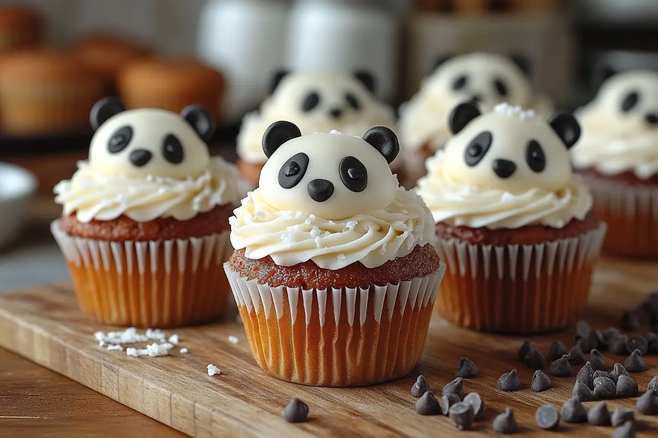 Party Perfect Panda Cupcakes for Kids in Bali, Indonesia