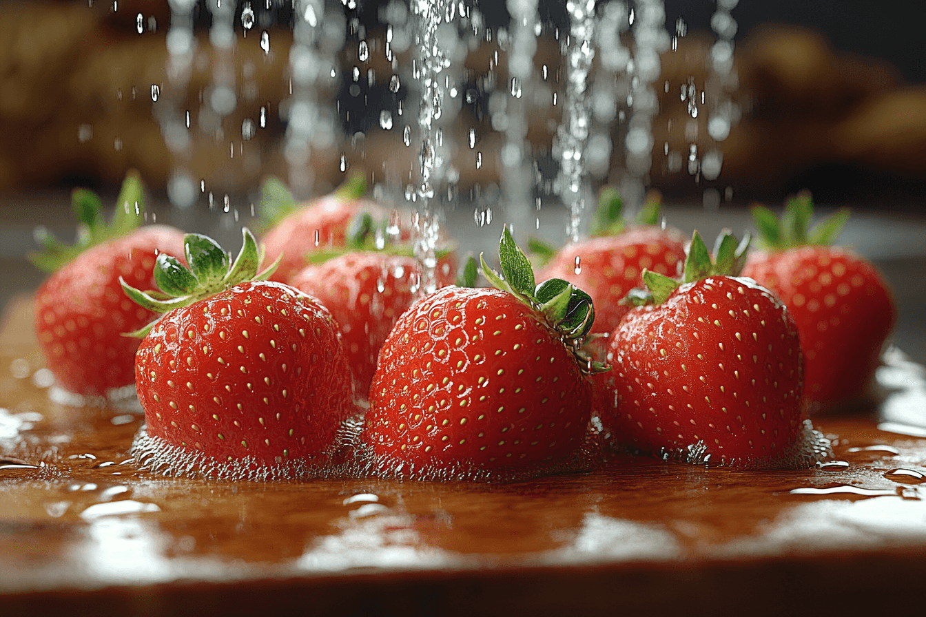 Step 1: Prepare the Strawberries