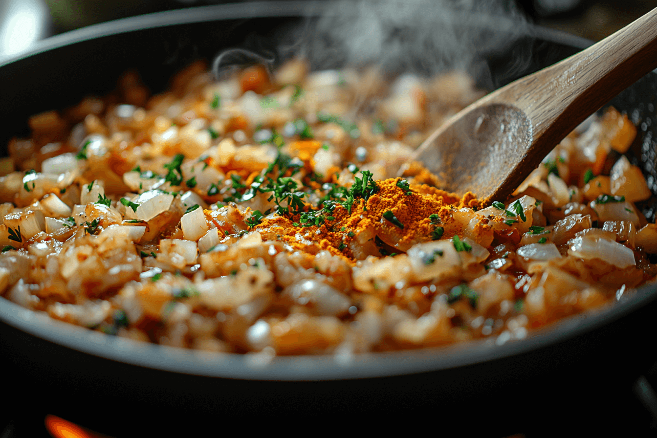 Step 2: Sauté Aromatics