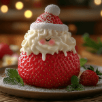 Fun and Healthy Strawberry Santas for Kids in Bali, Indonesia