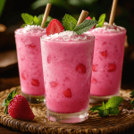 Easy Healthy Strawberry Milk Kids Love in Bali, Indonesia