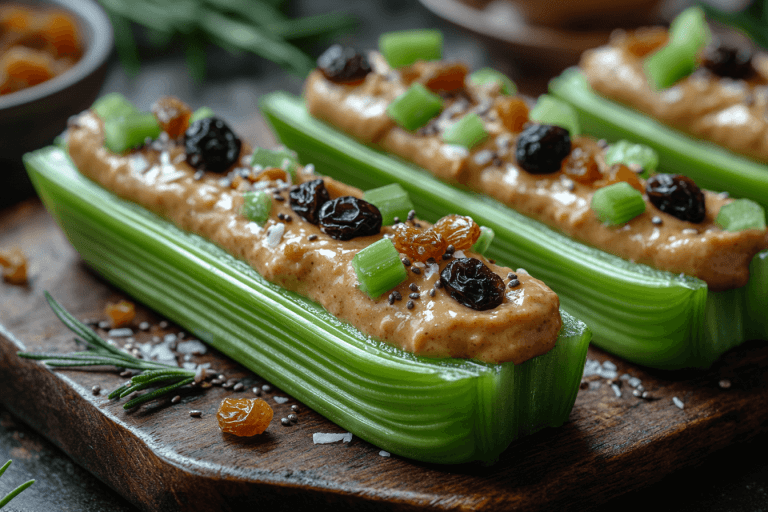 Wholesome Celery and Peanut Butter Snacks for Kids in Bali, Indonesia