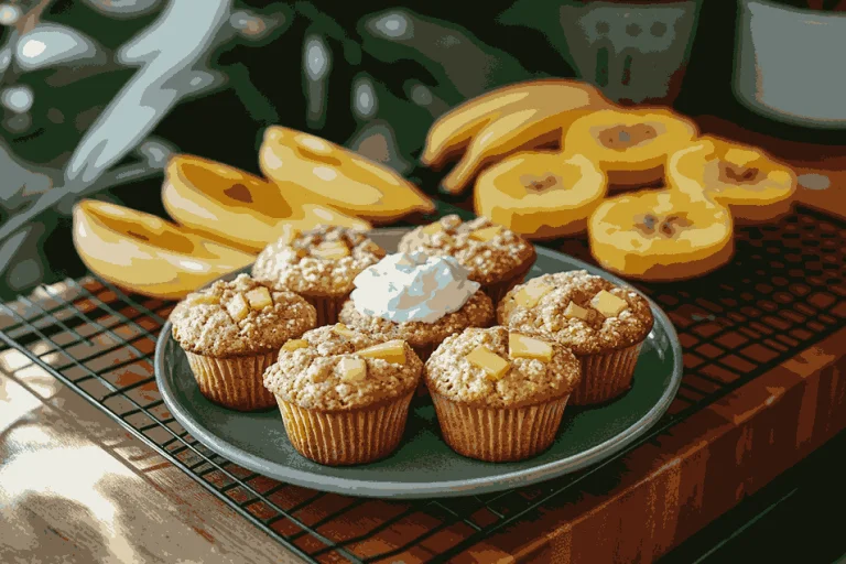 Маффины с яблоком и финиками Бали