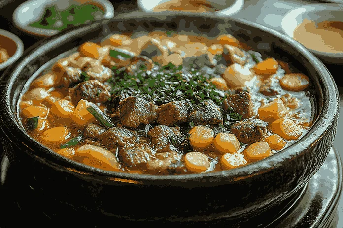 Рецепт тушёной баранины с овощами для детей на Бали | Шаг 4