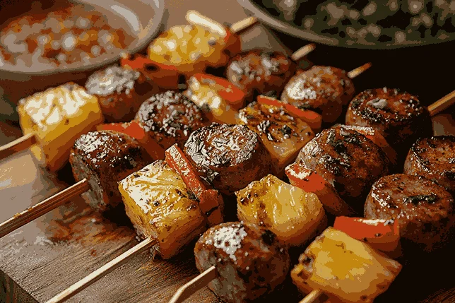 Resep Sate Sosis, Bacon & Jamur ala Bali | Langkah-3