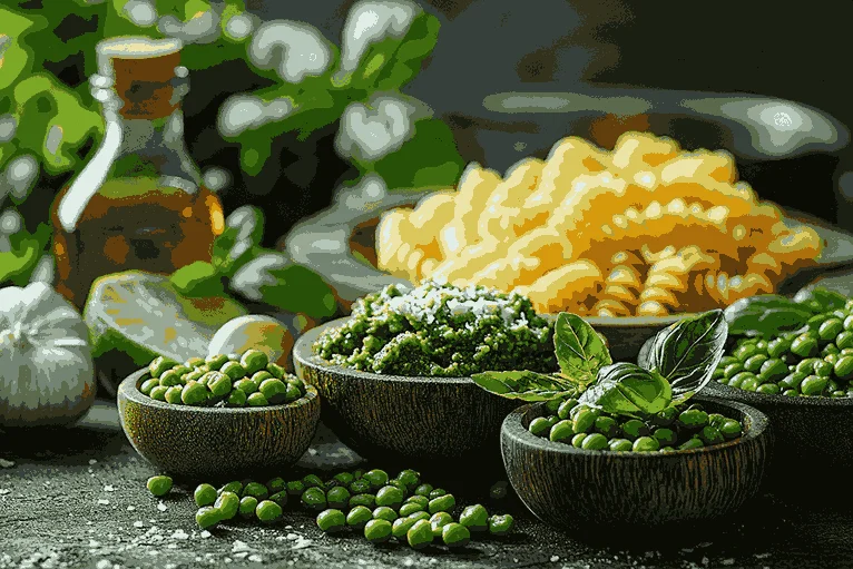 Resep Pea Pesto Pasta Ala Bali | Bahan-Bahan