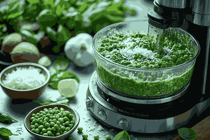 Resep Pea Pesto Pasta Ala Bali | Langkah-2