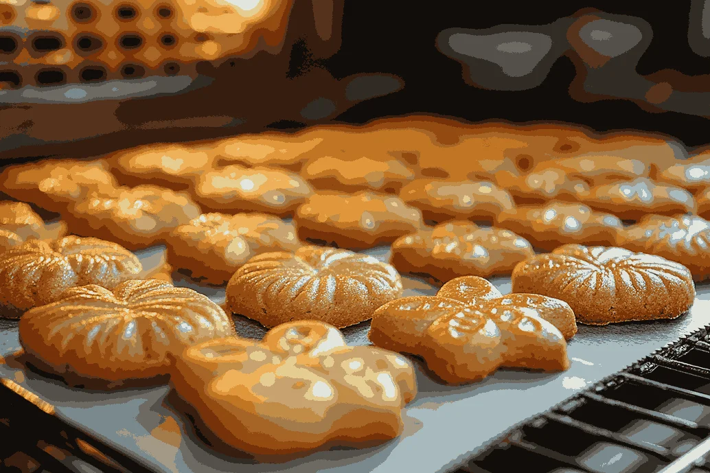 Выпечка сахарного печенья