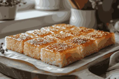Простой и вкусный рецепт ломтиков Rice Bubble для детей на Бали, Индонезия