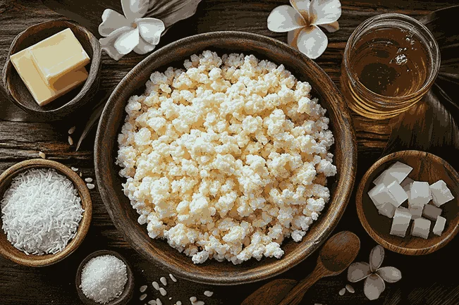 Bahan untuk Rice Bubble Slice ala Bali