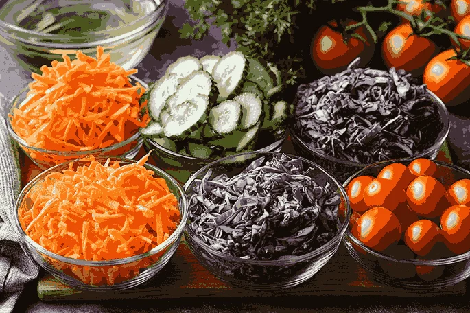 Hummus Jar Sehat dan Berwarna Ala Bali | Step-1